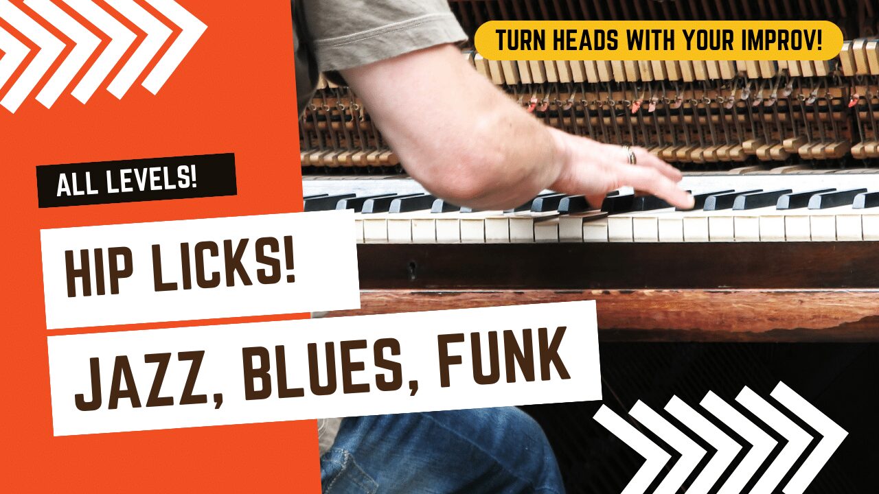 blues and jazz piano licks