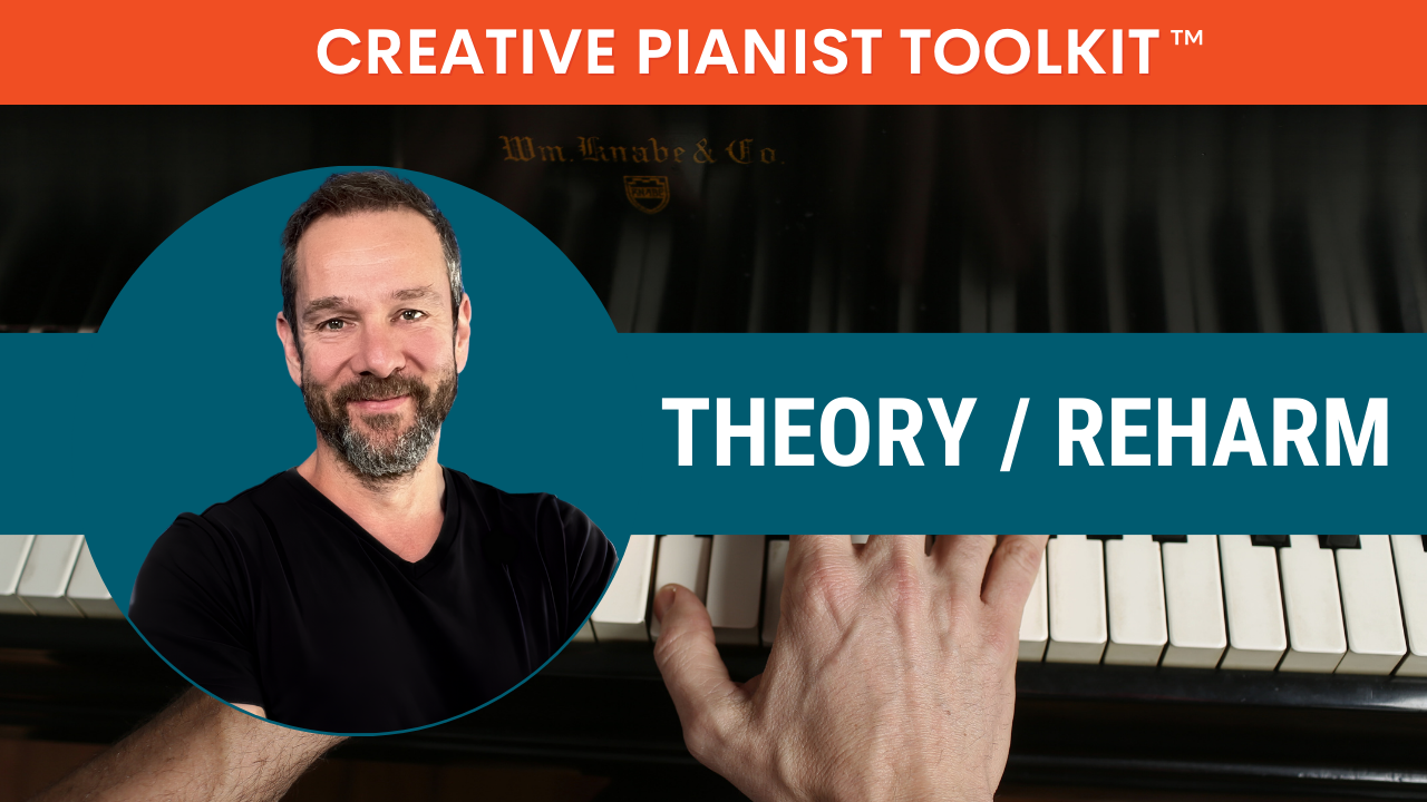 Learn music theory and reharmonization at the piano