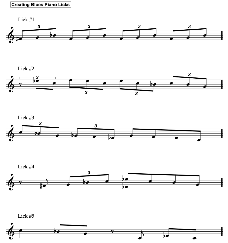 Unlocking the Secrets of Blues Piano for New Players - piano practice action
