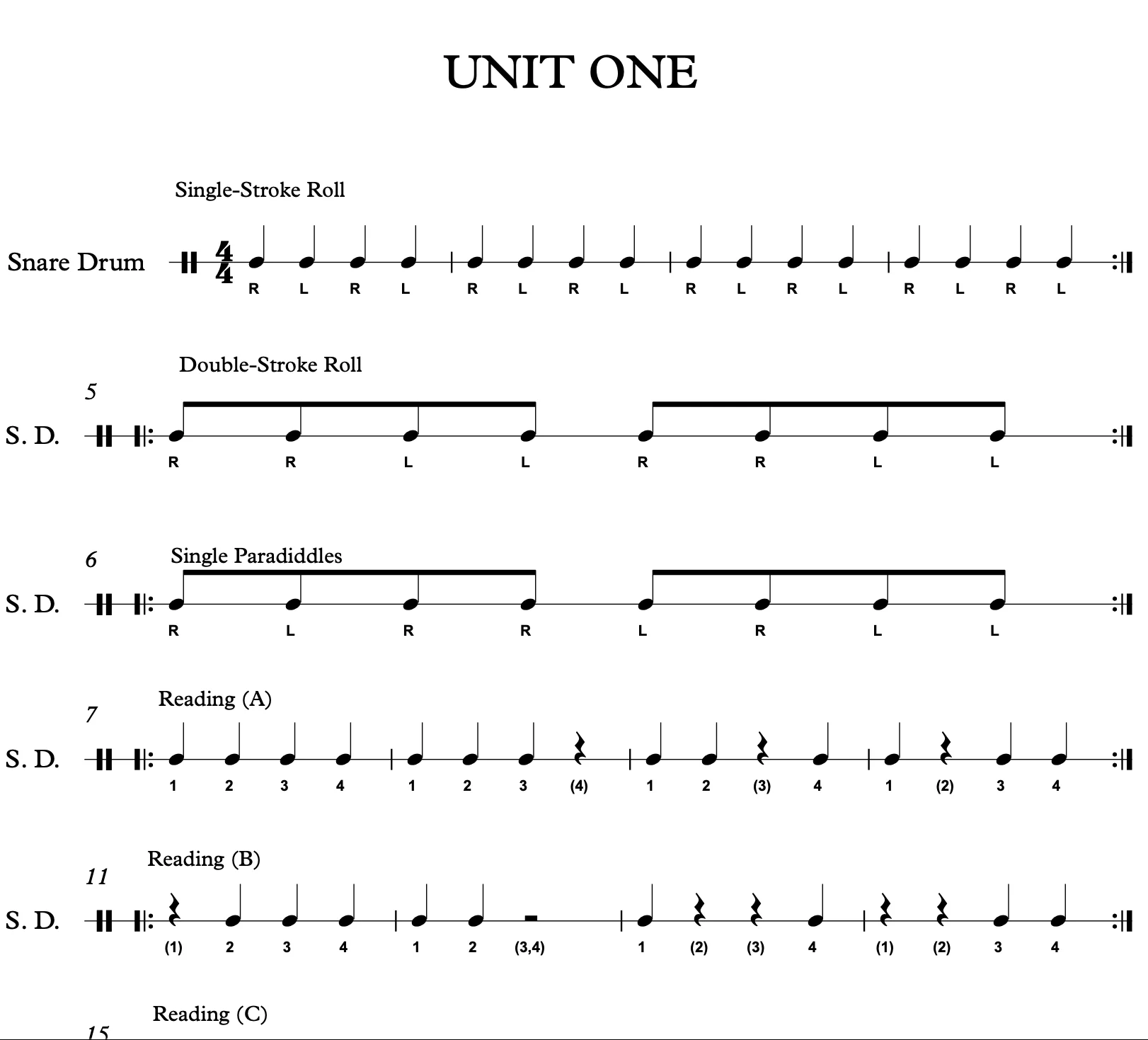 DWW Sheet Music Sample